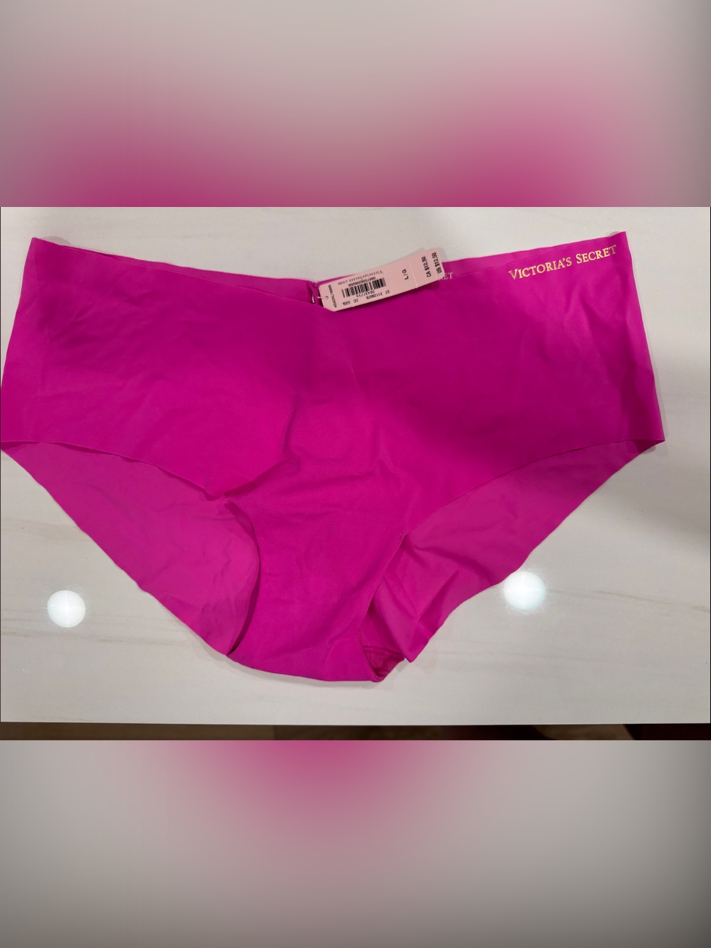 Victoria's Secret Seamless Hiphugger Briefs in Hot Pink